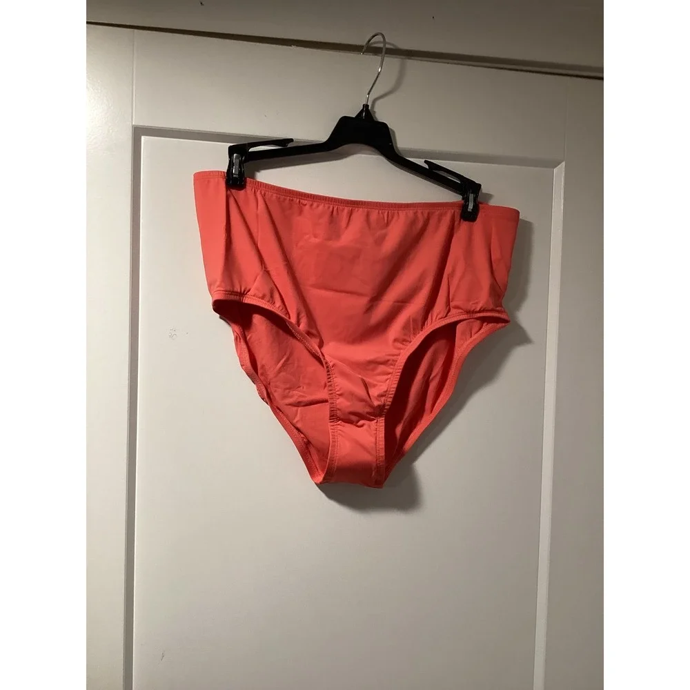 Jantzen Coral Cutie‎ Tankini Set 18W Tummy Control Surplice Wrap Swimsuit